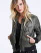 Sous-doudoune kaki esprit bombers femme-1