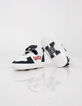 Baby boys’ navy and white Velcro trainers-5