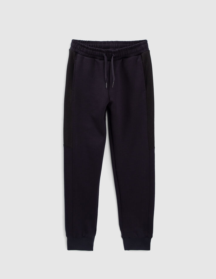 Jogging marine d&eacute;tails mesh gar&ccedil;on-1