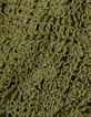 Short verde de ganchillo de algodón orgánico para Mujer-6