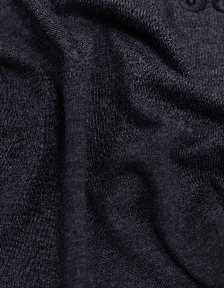 Grey organic cotton T-shirt with 4 MINIONS boy eye badges-6 Grey organic cotton T-shirt with 4 MINIONS boy eye badges-6