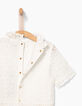 Blouse blanc cassé en dentelle fille-6