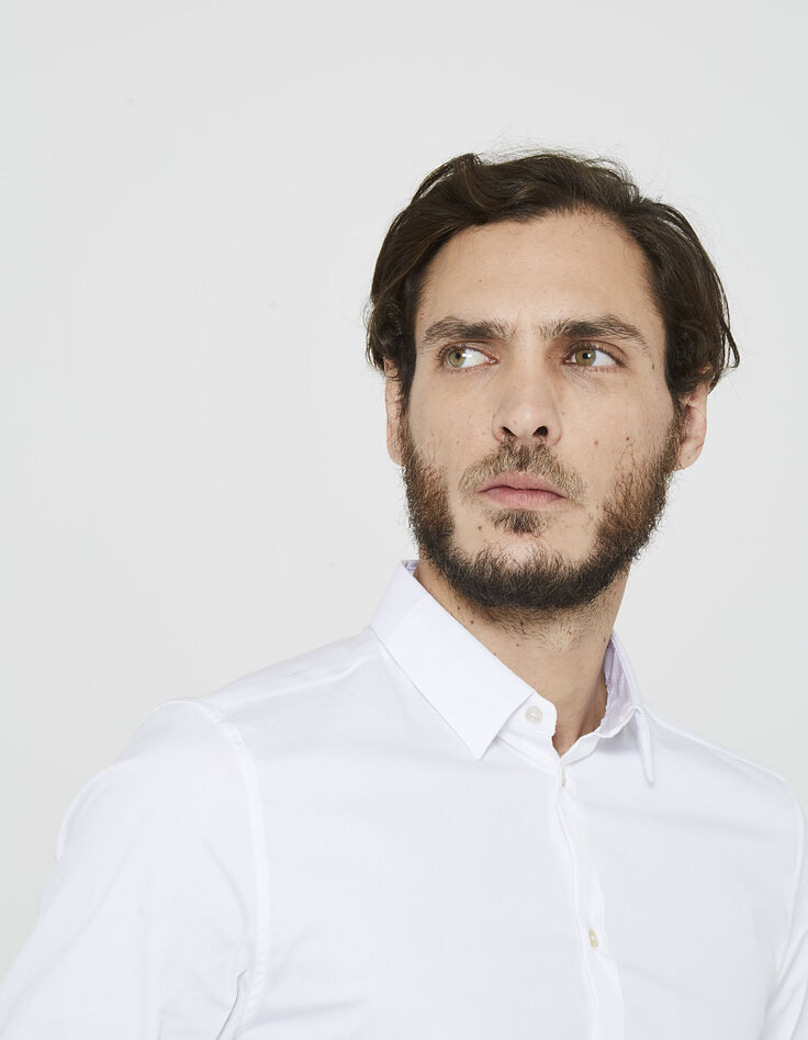 Camisa blanca de vestir-4 Camisa blanca de vestir-4