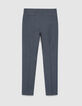 Pantalon de costume bleu TRAVEL SUIT Homme-6