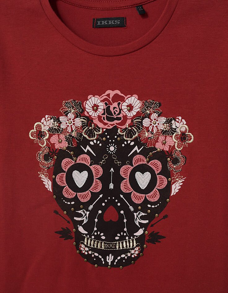 Girls' red T-shirt-3