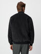 Cazadora negra ante acolchada WATERPROOF hombre-3