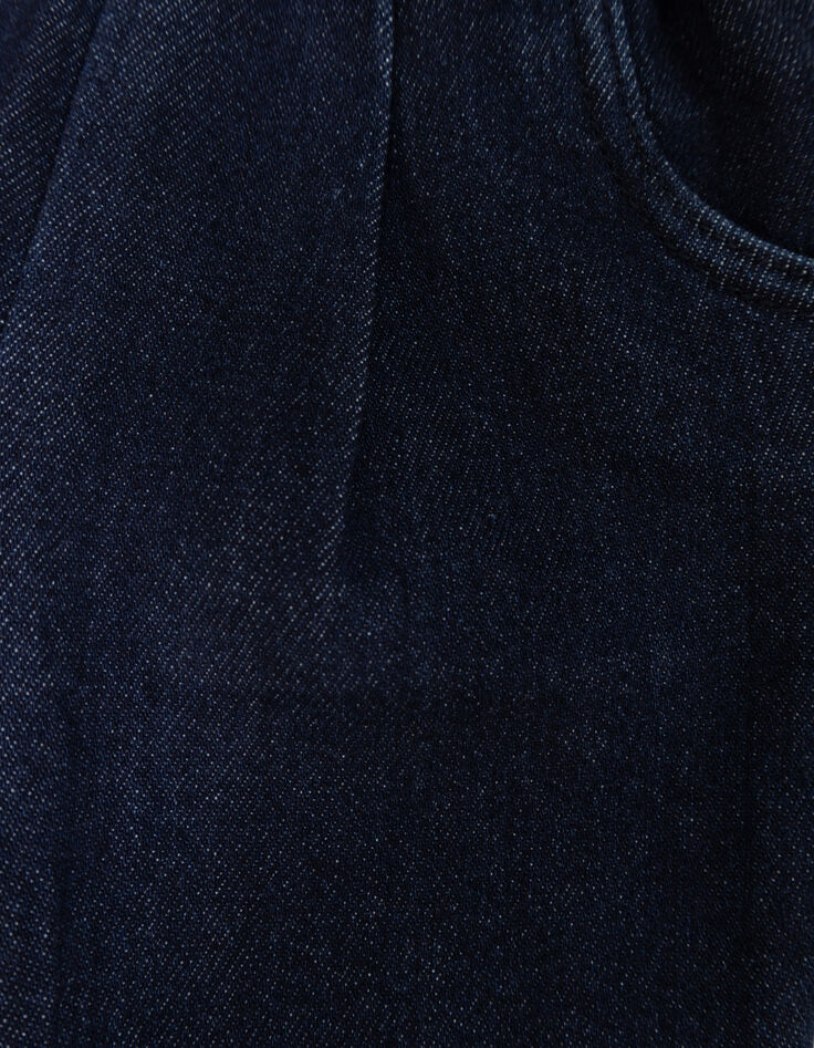Marine jeans ceintuur pied-de-poule babymeisjes-7 Marine jeans ceintuur pied-de-poule babymeisjes-7