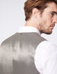 Men’s mink Prince of Wales check waistcoat -5