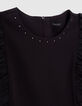 Robe noire volants tulle fille-2