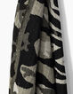 Chèche jacquard camouflage Los Angeles femme-3