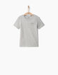 Graues Kinder-T-Shirt-1