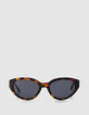 Lunettes solaires Derry papillon marron Femme-2