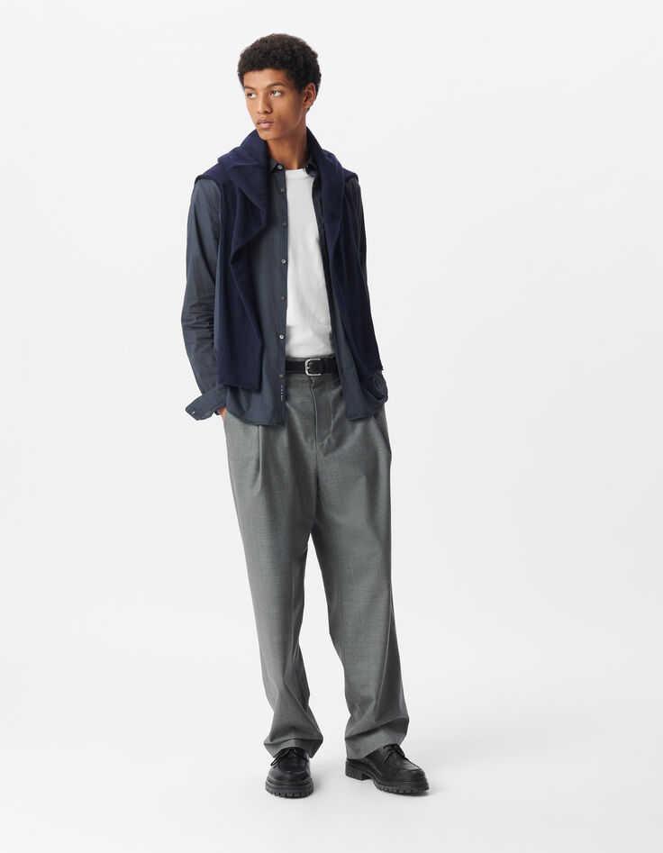 Chemise EASY encre voile de coton bio Homme-5