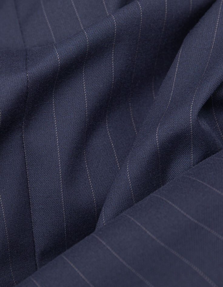 Damesjasje met tennisstreep in marineblauw-10