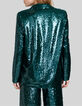 Malachiet blazer geheel in lovertjes Dames-3