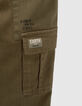 Boys’ khaki chevron combat trousers-6