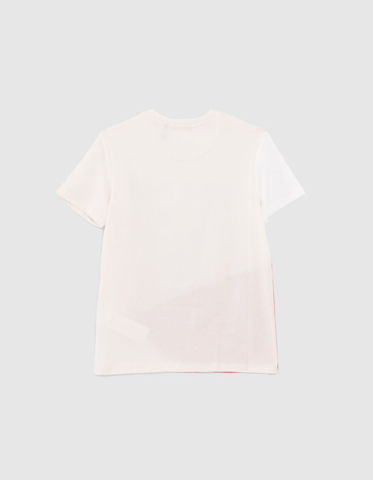 T-shirt blanc &agrave; visuel moto gar&ccedil;on-3