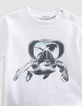 Set blaue Bermuda und weißes T-Shirt, Babyjungen-6