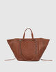 Bolso cabás LE 1440 NOISETTE acolchado espiga mujer-1