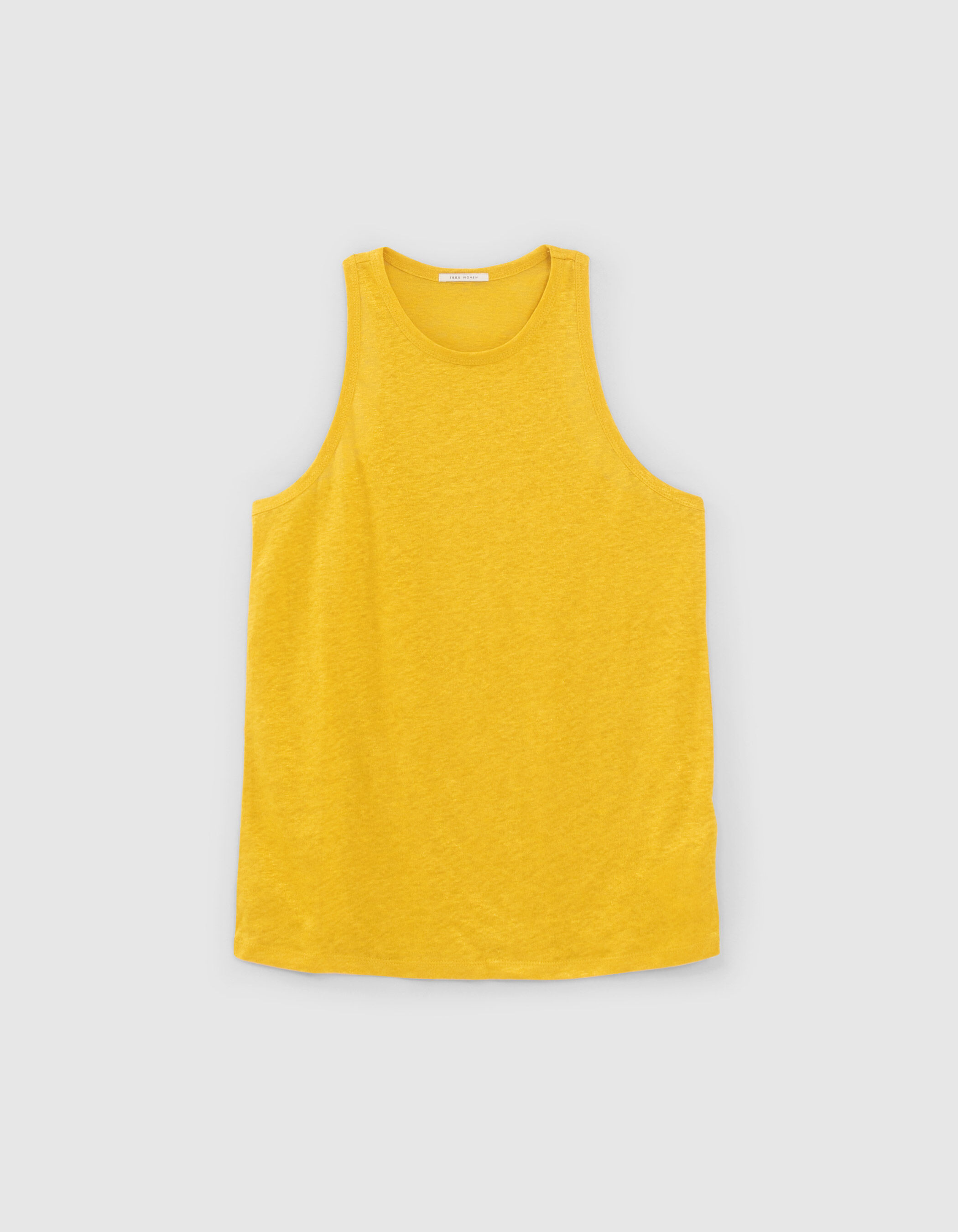 Mustard yellow store vest top