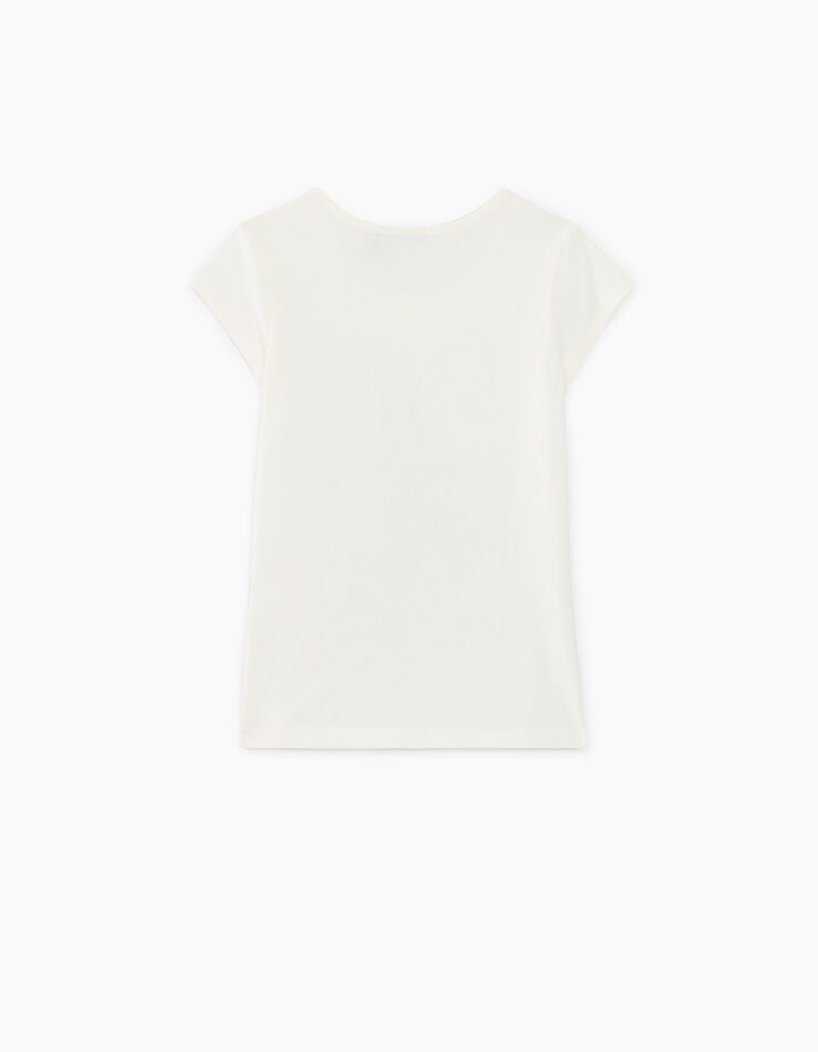 Camiseta blanco roto rayos, estrellas y pletina niña-4 Camiseta blanco roto rayos, estrellas y pletina niña-4