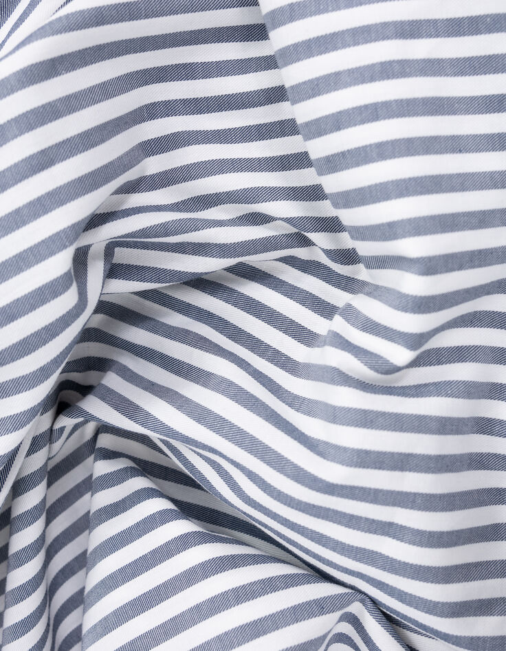 Chemise rayures bleues et blanches Femme -6 Chemise rayures bleues et blanches Femme -6