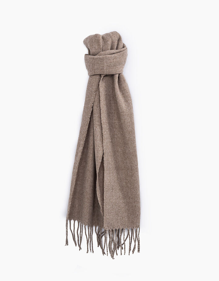 Men’s mink acrylic scarf - IKKS