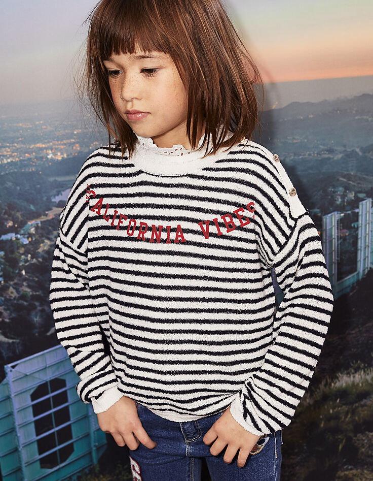 Jersey marinero de punto rizo niña-6