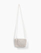 Sac à main blanc optique brodé perles fille-3