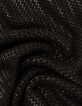 Women's black openwork knit sweater-7
