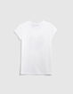 Camiseta blanca coraz&oacute;n flores ni&ntilde;a-3