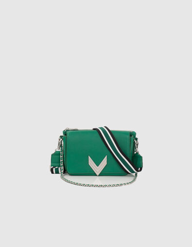 Women’s green leather NAPOLI 111 bag - IKKS