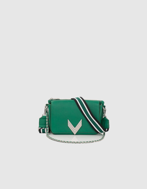 Women’s green leather NAPOLI 111 bag