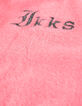Jersey de punto rosa intenso con hombreras y bordados ni&ntilde;a-6