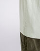 Men’s Essential celadon V-neck T-shirt-4