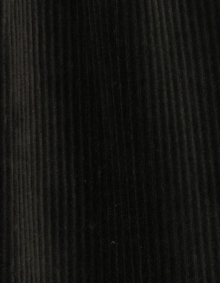 Zwarte jogpant ribvelours elastische taille Heren-6