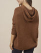 Pull caramel en tricot à capuche I.Code-3