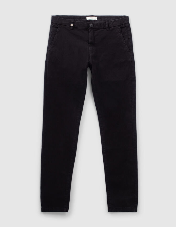 Zwarte SLIM chinobroek Heren-5