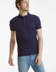 Polo bleu homme-2