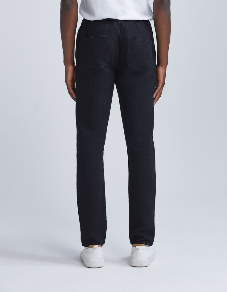 Jogpant cómodo negro Cosy Fleece Hombre-3