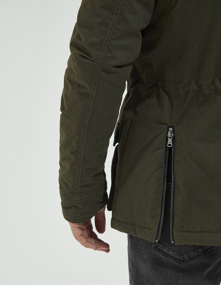 Men’s bronze multizip safari jacket-5
