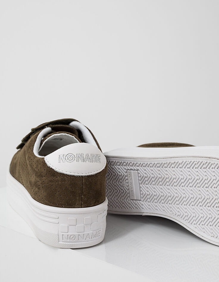 Deportivas No Name plato straps caqui mujer-3