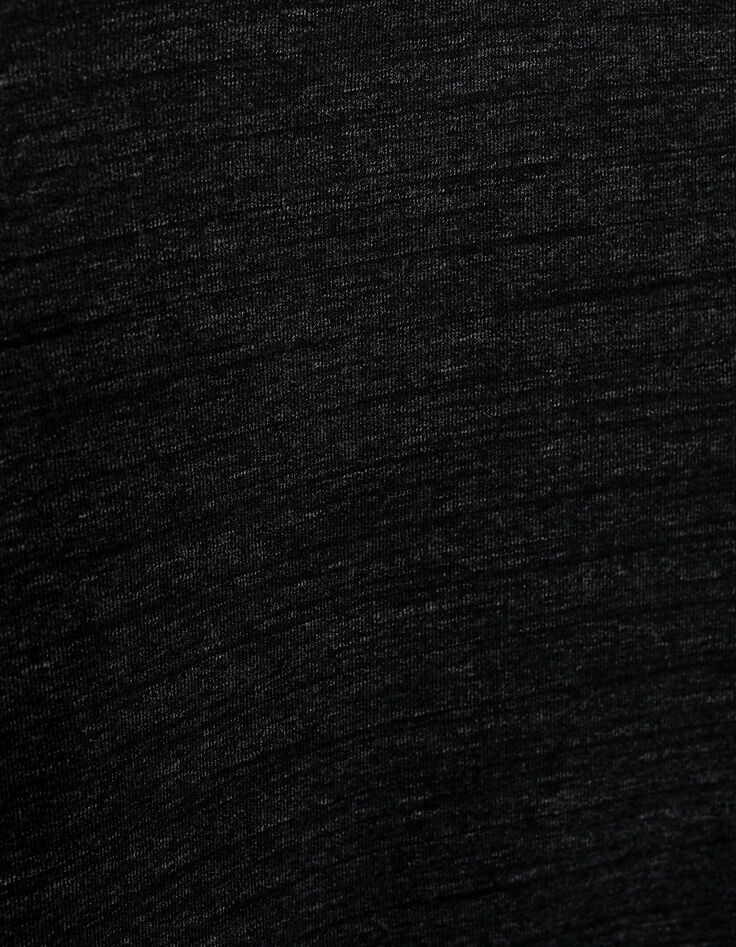 Navy Essential organic cotton fleece sweatshirt-5