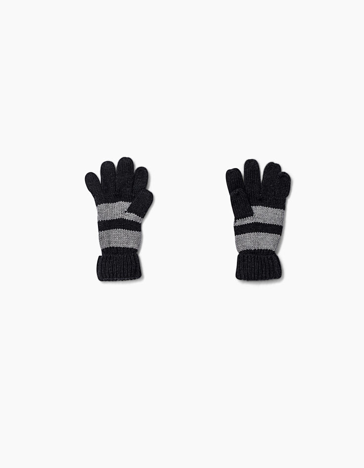Gants rayures garçon -2