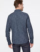 Camisa slim azul marino tela Liberty floral Hombre-4