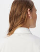 Chemise blanche à manches longues Femme-5