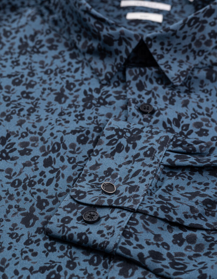 Men’s storm LENZING™ ECOVERO™ flowery SLIM shirt-7