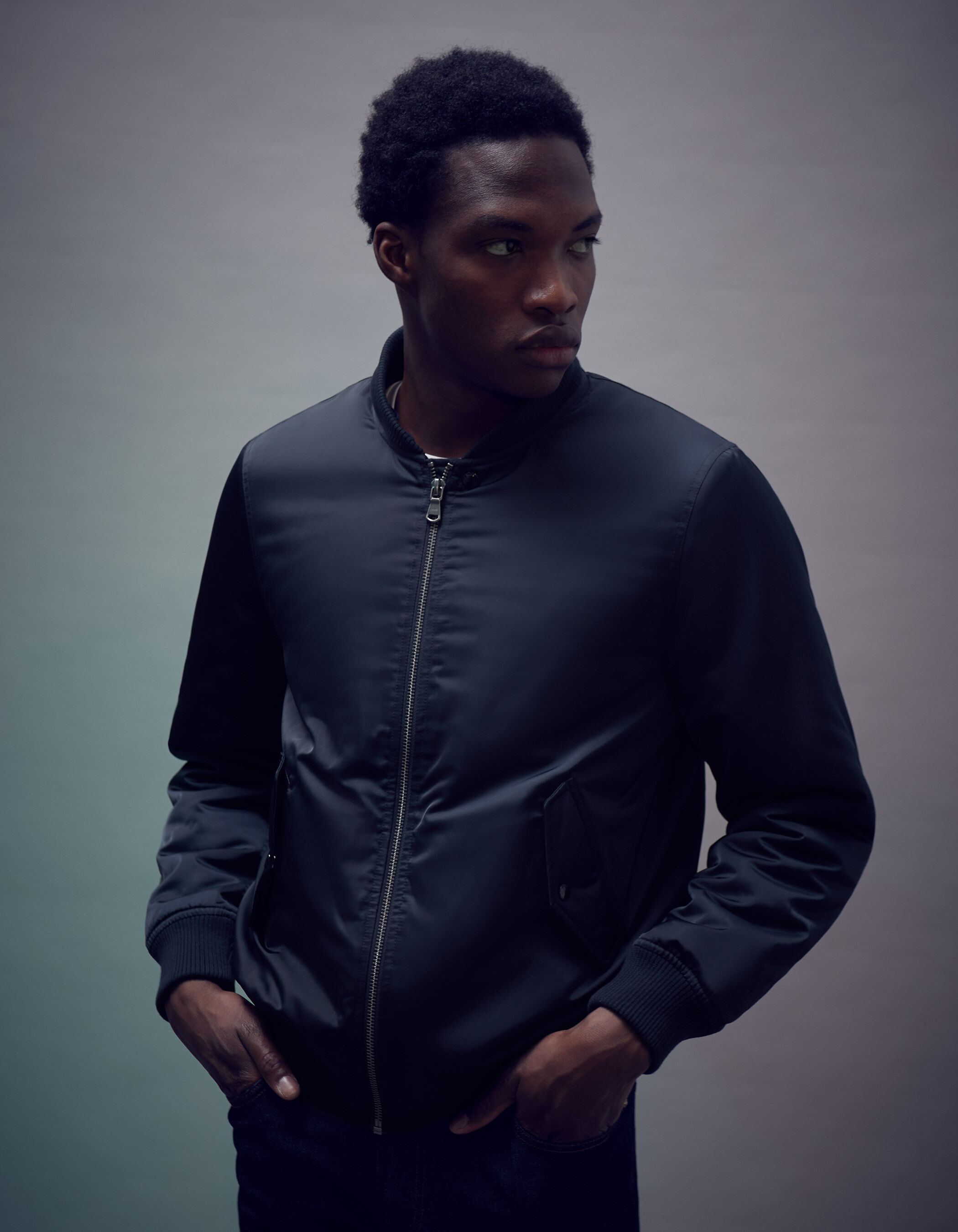 Mens shop navy bomber