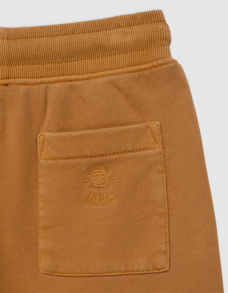 Camelfarbene Sweatshorts f&uuml;r Jungen-6