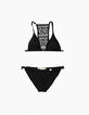 Bikini negro de encaje forrado ni&ntilde;a-1